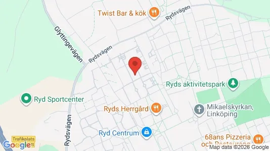 Lägenheter att hyra i Linköping - kort over placeringen