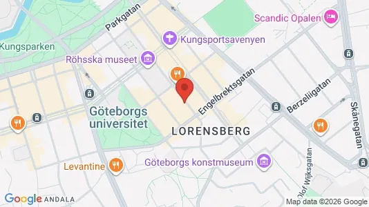 Lägenheter att hyra i Göteborg Centrum - kort over placeringen