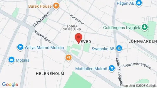 Lägenheter att hyra i Sofielund - kort over placeringen