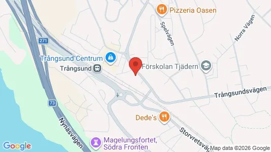 Lägenheter att hyra i Huddinge - kort over placeringen