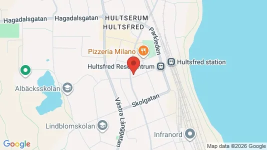 Lägenheter att hyra i Hultsfred - kort over placeringen