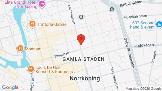 Lägenheter till salu i Norrköping - kort over placeringen