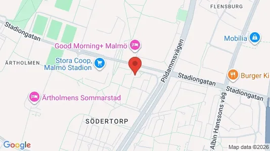 Lägenheter till salu i Fosie - kort over placeringen