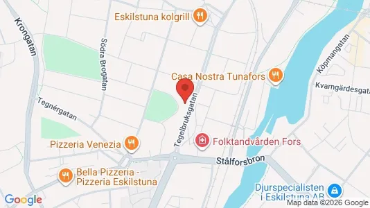 Lägenheter att hyra i Eskilstuna - kort over placeringen