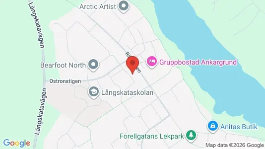 Bostadsrätter till salu i Piteå - kort over placeringen