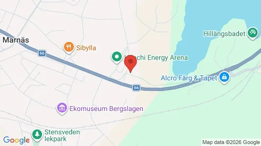 Lägenheter att hyra i Ludvika - kort over placeringen