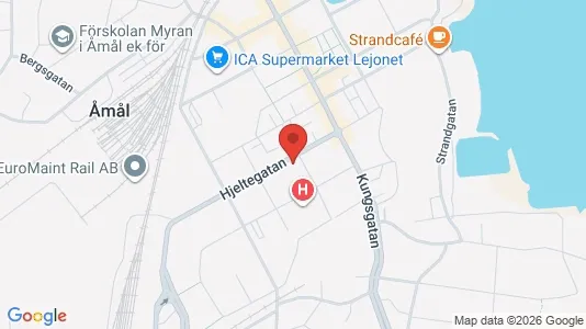Lägenheter att hyra i Åmål - kort over placeringen