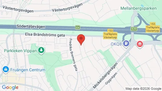 Lägenheter att hyra i Söderort - kort over placeringen