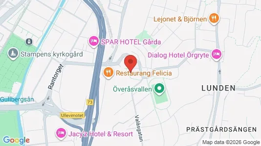 Lägenheter till salu i Örgryte-Härlanda - kort over placeringen