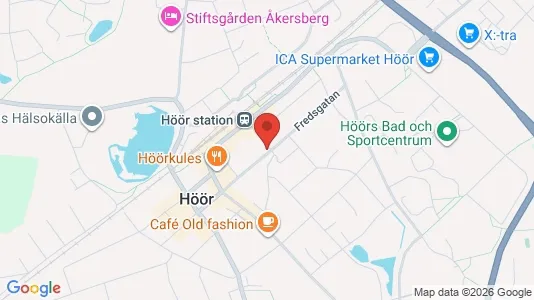 Lägenheter att hyra i Höör - kort over placeringen