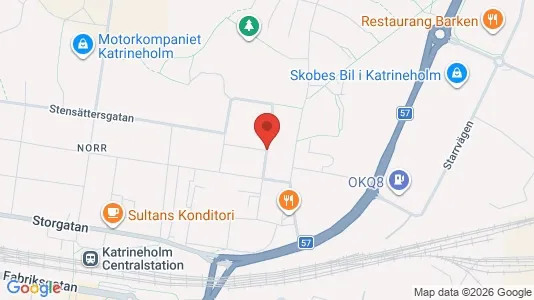 Lägenheter att hyra i Katrineholm - kort over placeringen
