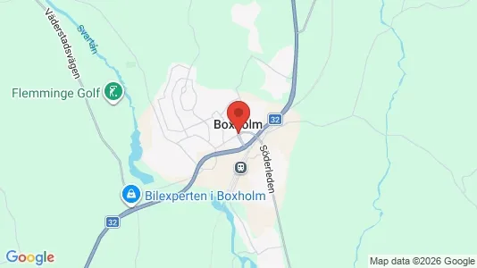 Hus till salu i Boxholm - kort over placeringen