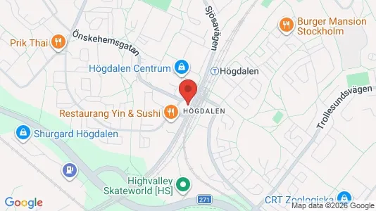 Lägenheter till salu i Söderort - kort over placeringen