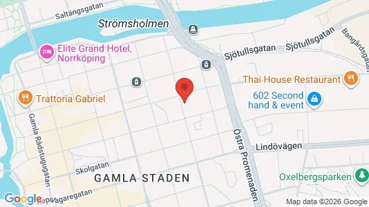 Lägenheter att hyra i Norrköping - kort over placeringen