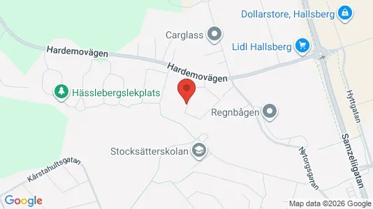 Lägenheter att hyra i Hallsberg - kort over placeringen