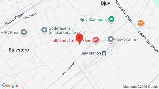 Lägenheter att hyra i Bjuv - kort over placeringen