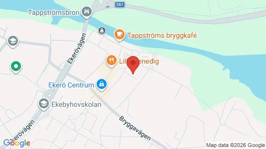 Bostadsrätter till salu i Ekerö - kort over placeringen