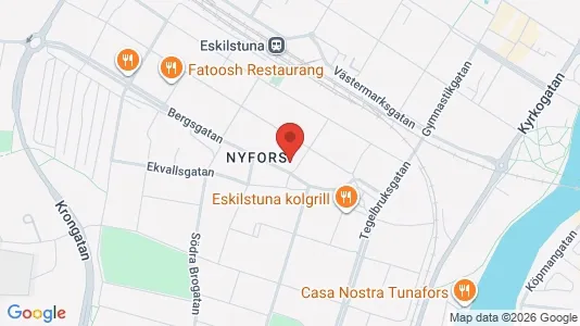 Lägenheter att hyra i Eskilstuna - kort over placeringen