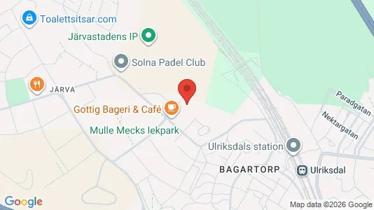 Lägenheter till salu i Solna - kort over placeringen
