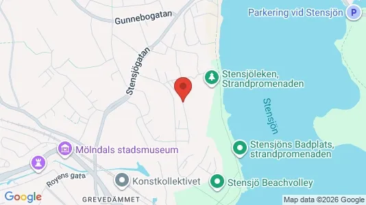 Lägenheter till salu i Mölndal - kort over placeringen