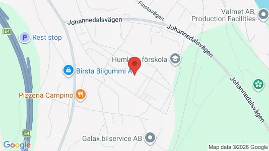 Lägenheter att hyra i Sundsvall - kort over placeringen