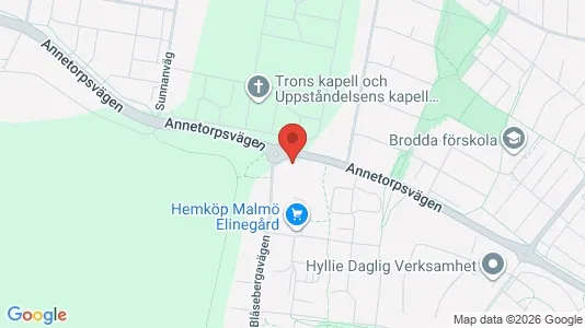 Lägenheter att hyra i Limhamn/Bunkeflo - kort over placeringen