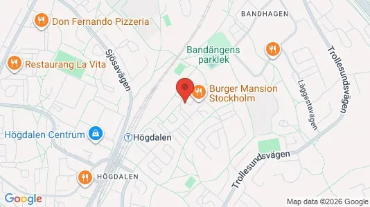 Lägenheter att hyra i Söderort - kort over placeringen