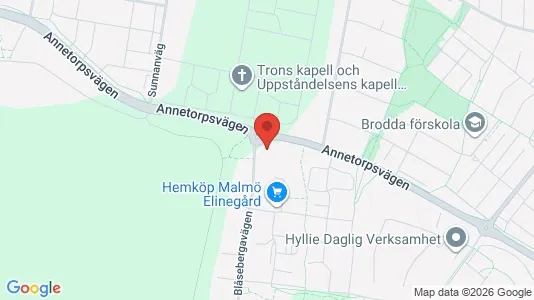 Lägenheter att hyra i Limhamn/Bunkeflo - kort over placeringen