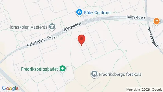 Lägenheter att hyra i Västerås - kort over placeringen