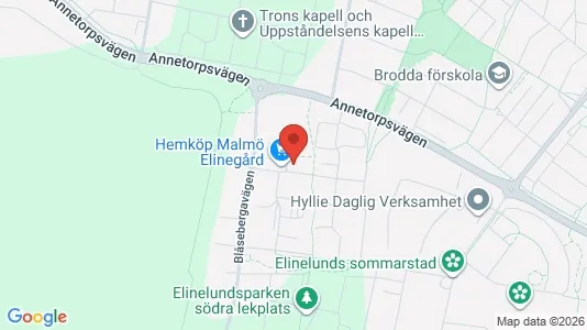 Lägenheter att hyra i Limhamn/Bunkeflo - kort over placeringen