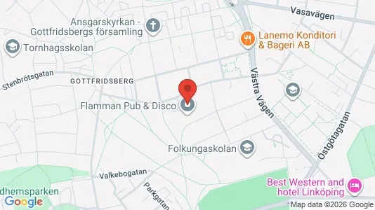 Lägenheter att hyra i Linköping - kort over placeringen