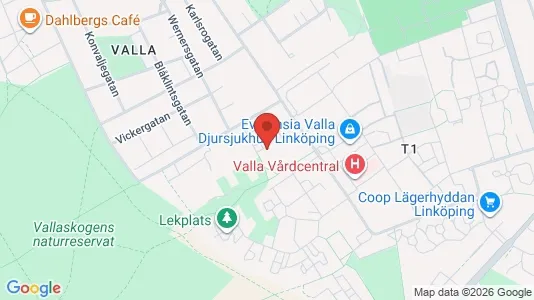 Lägenheter att hyra i Linköping - kort over placeringen