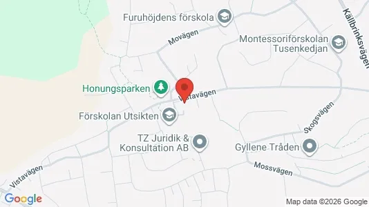 Rum att hyra i Huddinge - kort over placeringen