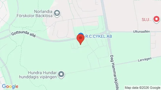 Lägenheter att hyra i Uppsala - kort over placeringen