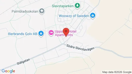 Lägenheter att hyra i Uppsala - kort over placeringen