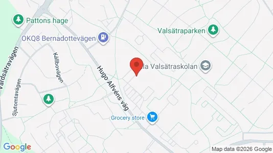 Lägenheter att hyra i Uppsala - kort over placeringen