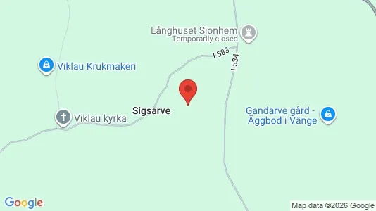 Hus till salu i Gotland - kort over placeringen