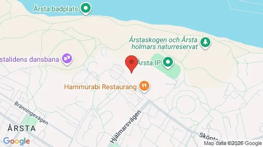 Bostadsrätter till salu i Hammarbyhamnen - kort over placeringen
