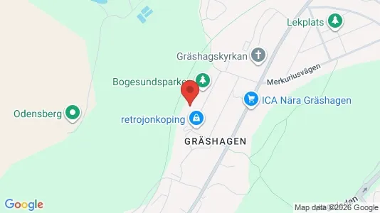 Bostadsrätter till salu i Jönköping - kort over placeringen