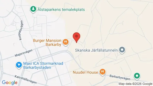 Lägenheter till salu i Järfälla - kort over placeringen
