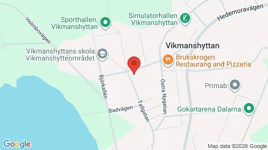 Lägenheter att hyra i Hedemora - kort over placeringen