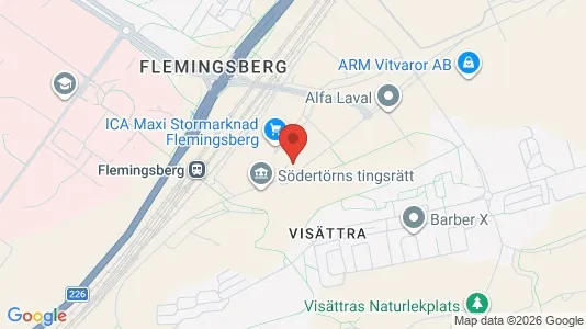 Lägenheter att hyra i Huddinge - kort over placeringen