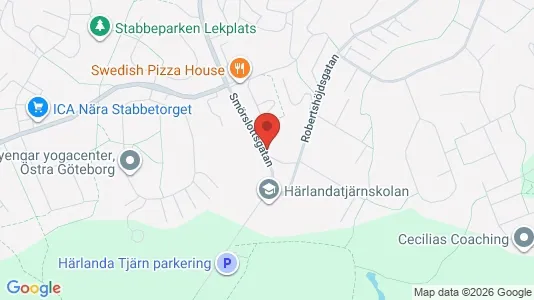 Lägenheter att hyra i Örgryte-Härlanda - kort over placeringen