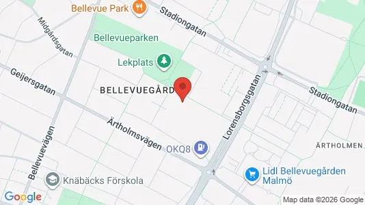 Lägenheter att hyra i Malmö Centrum - kort over placeringen