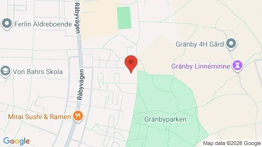 Lägenheter att hyra i Uppsala - kort over placeringen