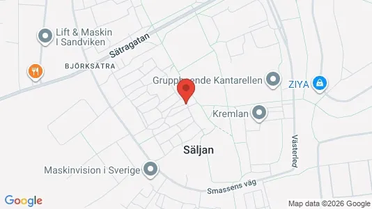 Lägenheter att hyra i Sandviken - kort over placeringen