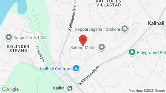 Lägenheter till salu i Järfälla - kort over placeringen
