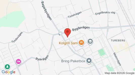 Lägenheter att hyra i Sollentuna - kort over placeringen