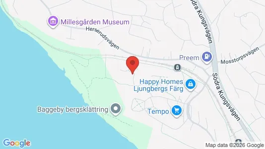 Lägenheter att hyra i Lidingö - kort over placeringen