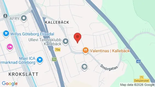 Lägenheter att hyra i Örgryte-Härlanda - kort over placeringen
